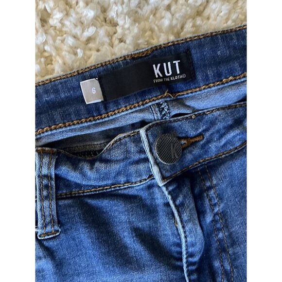 Kut From The Kloth Skinny Jeans Medium Wash 6 - Picture 2 of 3